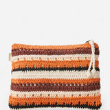 RIPCURL POUCH - ELLIS CROCHET CLUTCH / CINNAMON