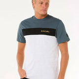 RIPCURL T-SHIRT - UNDERTOW PANEL TEE / PINE NIGHT