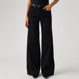 LEVIS JEANS - 318 SHAPING WIDE LEG / SOFT BLACK