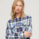 SUPERDY SHIRT - LUMBERJACK CHECK FLANNEL / CLASSIC BLUE CHECK