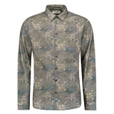 NO EXCESS SHIRT - ALL OVER PRINTED CORDUROY SHIRT / NIGHT