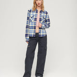 SUPERDY SHIRT - LUMBERJACK CHECK FLANNEL / CLASSIC BLUE CHECK