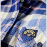 SUPERDY SHIRT - LUMBERJACK CHECK FLANNEL / CLASSIC BLUE CHECK