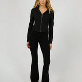 SILENT THEORY HOODIE - DUA ZIP THRU / BLK