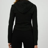 SILENT THEORY HOODIE - DUA ZIP THRU / BLK