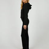 SILENT THEORY HOODIE - DUA ZIP THRU / BLK