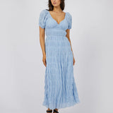 ALL ABOUT EVE DRESS - MAUDE MAXI DRESS / OCEAN BLUE