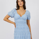 ALL ABOUT EVE DRESS - MAUDE MAXI DRESS / OCEAN BLUE
