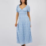 ALL ABOUT EVE DRESS - MAUDE MAXI DRESS / OCEAN BLUE