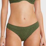 AQUA BLU BIKINI BOTTOM - OLIVE CHARLIZE CLASSIC PANT / GREEN