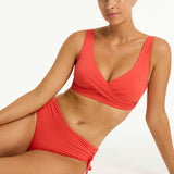 SEA LEVEL BIKINI BOTTOM - ESSENTIALS EDIT MID DRAWSTRING PANT / FLAME