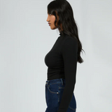 ALL ABOUT EVE TOP - ICON MOCK NECK LS TOP