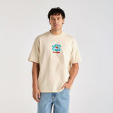 WRANGLER TEE - PUSHIN UP SLACKER TEE / ECRU