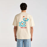 WRANGLER TEE - PUSHIN UP SLACKER TEE / ECRU