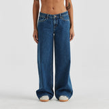 WRANGLER JEANS - LOW FARRAH / ALL NIGHT INDIGO