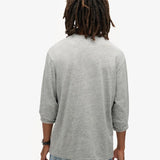 SUPERDRY TOP - CLASSIC VL GRAPHIC L/S TOP / ATHLETIC GREY MARLE