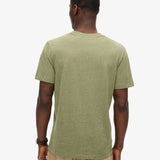 SUPERDRY TEE - COPPER LABEL WORLWEAR T-SHIRT / HUSHED OLIVE GRIT