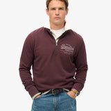 SUPERDRY JERSEY - CLASSIC VL GRAPHIC HALF ZIP