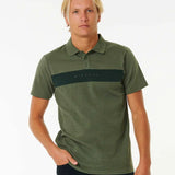 RIPCURL POLO - VAPORCOOL VIRAL 2.0 / DARK OLIVE