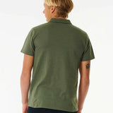 RIPCURL POLO - VAPORCOOL VIRAL 2.0 / DARK OLIVE