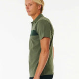 RIPCURL POLO - VAPORCOOL VIRAL 2.0 / DARK OLIVE