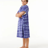 RIPCURL HOODED TOWEL - MIXED HOODED TOWEL - BOY / OCEAN BLUE TIE DYE