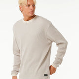 RIPCURL L/S TEE - QUALITY SURF PRODUCTS L/S TEE /  VINTAGE WHITE