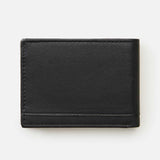 RIPCURL PU LEATHER WALLET - RIDGE PU ALL DAY / BLACK - GREY