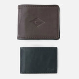 RIPCURL LEATHER WALLET - LAYERED RFID 2 IN 1 / BROWN