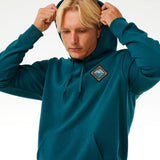 RIPCURL HOODIE - ANTI SERIES JOURNEY HOOD / BLUE-GREEN