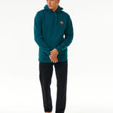 RIPCURL HOODIE - ANTI SERIES JOURNEY HOOD / BLUE-GREEN