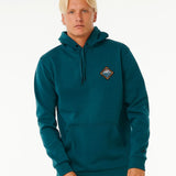 RIPCURL HOODIE - ANTI SERIES JOURNEY HOOD / BLUE-GREEN