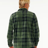 RIPCURL L/S SHIRT - PARTY PACK POLAR FLEECE SHIRT / DARK OLIVE