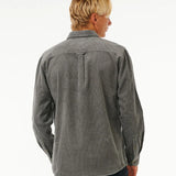 RIPCURL L/S SHIRT - CLASSIC SURF CORD L/S SHIRT / CHARCOAL GREY