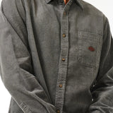 RIPCURL L/S SHIRT - CLASSIC SURF CORD L/S SHIRT / CHARCOAL GREY