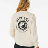 RIPCURL CREW - RRS LEISURE FLEECE / OFF WHITE