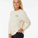 RIPCURL CREW - RRS LEISURE FLEECE / OFF WHITE