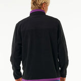 RIPCURL QUARTER ZIP - ANTI SERIES QSP 1/4 ZIP CREW / BLACK