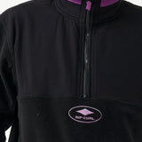 RIPCURL QUARTER ZIP - ANTI SERIES QSP 1/4 ZIP CREW / BLACK