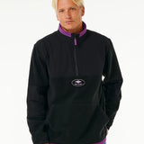 RIPCURL QUARTER ZIP - ANTI SERIES QSP 1/4 ZIP CREW / BLACK