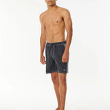 RIPCURL SHORTS - SIDEWAYS VOLLEY / BLACK-WHITE