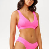 RIPCURL BIKINI TOP - PREMIUM SURF D-DD DEEP V / HOT PINK
