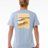 RIPCURL TEE - SURF REVIVAL LINED UP TEE