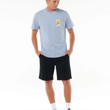 RIPCURL TEE - SURF REVIVAL LINED UP TEE