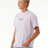 RIPCURL TEE - QUEST LOCKUP TEE / LILAC