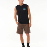 RIPCURL MUSCLE TEE - VAPORCOOL SEARCH TREK MUSCLE