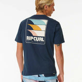 RIPCURL TEE -SURF REVIVAL LINE UP TEE / DARK NAVY