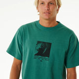 RIPCURL TEE - QUALITY SURF PRODUCTS SLASH TEE / WASHED GREEN