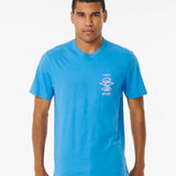 RIPCURL TEE - SEARCH ICON TEE / COBALT