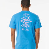 RIPCURL TEE - SEARCH ICON TEE / COBALT